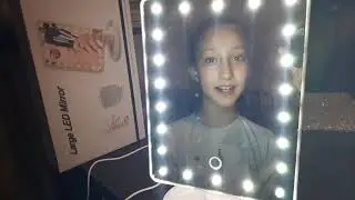 Large LED Nirror.PapinaZaikaраспаковка зеркала.