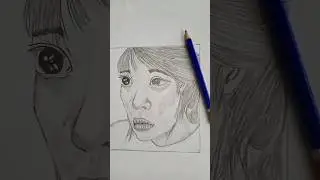 Chinese girl pencil drawing #shorts #art