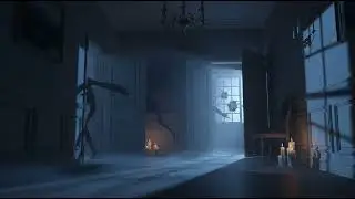 Whispers Through the Halls | Calm Horror Mansion Ambience / creepy light sound.