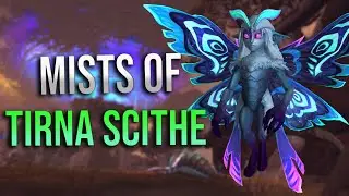 Shadowlands Alpha - Mists Of Tirna Scithe Full Dungeon Run With Logs! Warlock POV!