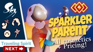 Sparkler Parent - Pinwheel, Clipped Hair, Golden Mask + MORE - Traveling Spirit Sky CotL nastymold