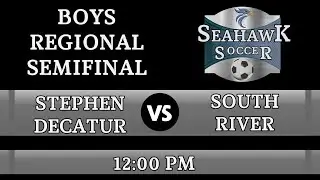 SDHS Boys Varsity Soccer vs South River High School