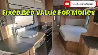 Lunar conquest 4 Berth Fixed Bed Caravan For Sale and REVIEW.