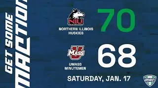 MBB Condensed Game: Northern Illinois 70, UMass 68