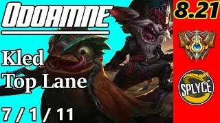 Odoamne - Kled VS Sion Toplane - S8 Patch 8.21 - EUW Challenger - Full Gameplay