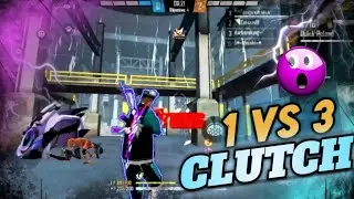 1vs 3 😱 clutch game play  nice video...!!? free fire new game play...|| #headshot#youtubeshorts