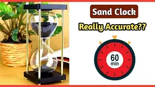 60 minute Sand Timer⌛ Classic SAND Clock review⌚ Grandfather clock Testing Hourglass #vintage #class