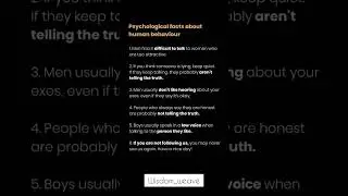 Psychological Facts About Human Behaviour | Mind-Blowing Facts You Didn&rsquo;t Know | Wisdom_weave