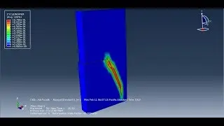 Simulation three dimensional fatigue phenomenon in Abaqus by using Paris law