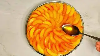 Самый нежный десерт с суфле и персиками
