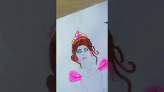 #beautiful # princess drawing #shorts #viralvideo