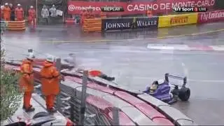 Eurocup Formula Renault 2.0 2016. Circuit de Monaco. Multi Car Crash & Red Flag