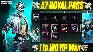 A7 Royal Pass Max Out | 1 To 100 Rp Max | #bgmi #sayamkamra