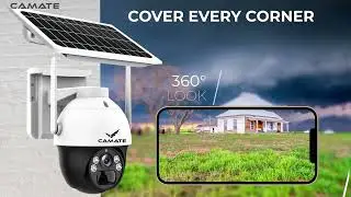 Camate Stellar Solar 4G SIM based CCTV Camera launch video - WATCH BEFORE YOU BUY