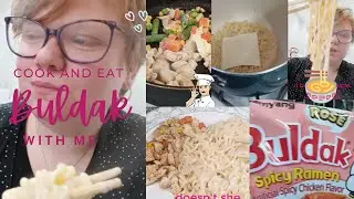 cooking Rose Buldak and chatting!