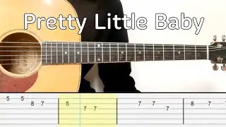 Connie Francis - Pretty Little Baby (Easy Guitar Tutorial Tabs)
