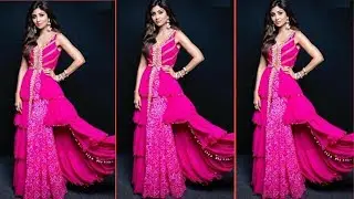 Pink Colour Indian Dress/2020 Ke Latest Pink Colour Outfit/Pink Punjabi Suit.