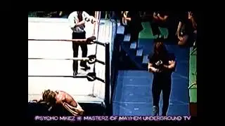 PsYcHo MikEz Masterz Of Mayhem TV - The Undertaker Vs. Ultimate Warrior  WWF Fan Cam Canada