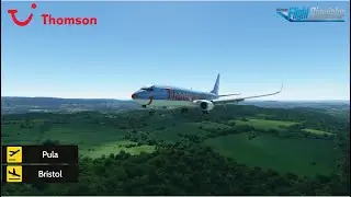 Pula to Bristol - MSFS 2020 - Thomson Fly