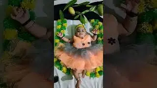 5 Month Baby Photoshoot| #shorts #cutebaby #babygirl #youtubeshorts #viralvideo #newborn #baby