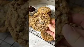 Salted Oatmeal Raisin Cookies!