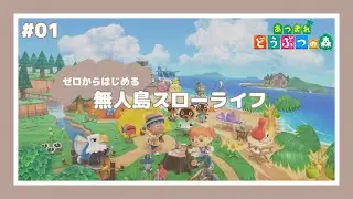 【 びすけっ島 】 #01 ┊︎０から始める無人島生活【 あつ森 】【 LIVE配信 】【 サブ島 】