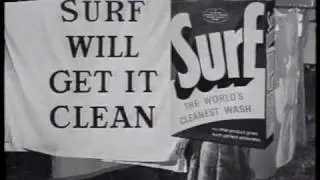 Surf washing powder 1963 TV Commercial