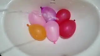 Colorful Balloons With Water Flow | So Relaxing to Watch #unitedkingdom #satisfyingVideo