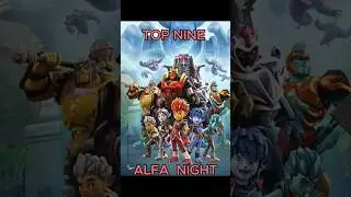 TOP NINE ALFA NIGHT❤️💖 #gormiti #cartoon