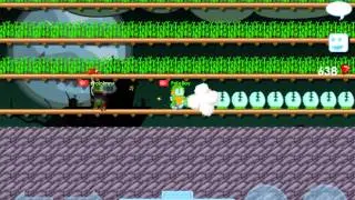 Growtopia - St. Patricks Day - Using a Clover + Breakin' Some Farmable Blocks ! w/prololmnx