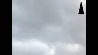 The 1st Doctor gets trapped by the Time Scoop (flying traingle)