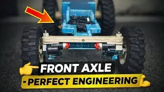 Swaraj Tractor Model Part 4 | Front Axle Making & Working Test | PVC Handmade Tractor