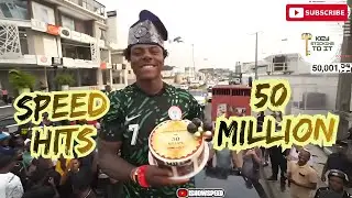 Speed Hits 50 Million Subscribers on His Birthday During Africa Tour 🎉🌍