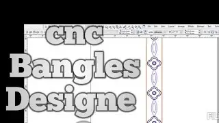 cnc Bangles Desgine how to make in coreldraw#