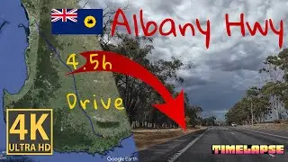 Drive To Castle Rock | Perth to Albany | Timelapse | Western Australia