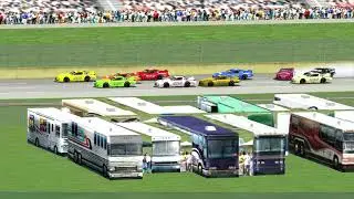 NR2003 1991 Dorsey Schroeder IROC Flip @ Talladega Reenactment