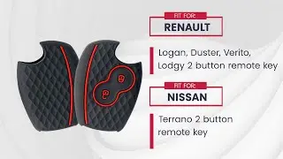 Keycare silicone key cover for Nissan Terrano,Renault Logan,Duster Verito, Lodgy 2b remote key(KC20)
