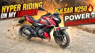 2026 loudest Pulsar N250 crazy hyper ride 🚀🔥 wobbling issue solve💯|pulsar n250|#trending #pulsarn250