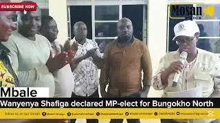 Wanyenya Shafiga beats all the men to secure Bungokho North MP seat