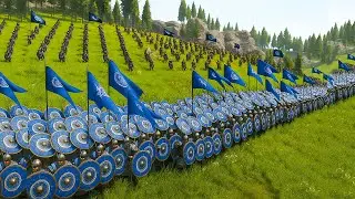3000 Vlandian army VS 1500 Sturgian army | Mount & Blade II: Bannerlord Tactics Epic Battle