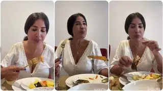 سكينة كلامور قالو ليها خصك تاكلي بلا ما ديري صوت 😯 🤣🤣🤣 Soukaina Glamour