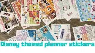 Disney Planner Sticker Haul   Pretty Sheepy