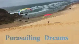 Soaring the Great Dune | Paragliders & Incoming Storm at Pacific City