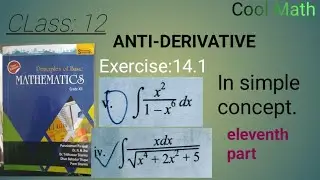 #Basic  principle of mathematics #integrationClass. 12 integration . exercise 14.1