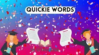 Quickie word of the week - January 28, 2026