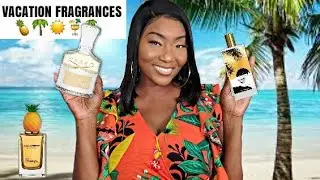 10 FRAGRANCES PERFECT FOR A TROPICAL VACATION🌴| HOT WEATHER FRAGRANCES |TROPICAL VACATION FRAGRANCES