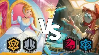 Cinderella Amber / Steel VS Hiram Ruby / Sapphire [Lorcana]