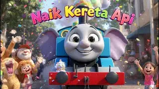 Naik Kereta Api 🚂💨 Lagu Anak Indonesia Terbaru 2024!