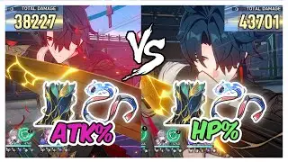 Blade Version 1.6 - HP% vs ATK% Damage Comparison (Boots and Rope) | Honkai Star Rail Blade Guide