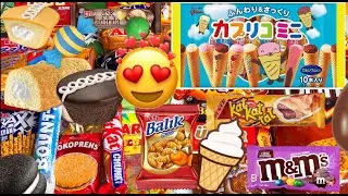 ASMR CHOCOLATE CANDY BARS 🍫UNWRAPPING, SNACK PLATTERS, TURKISH CAKE, COOKIES, CRACKERS, CANDIES